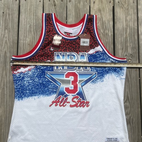 Men’s Mitchell & Ness All-Star East 1991 Patrick Ewing Swingman Jersey 2XL - Picture 8 of 12