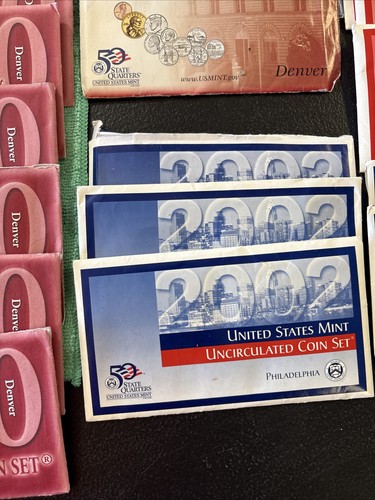 Lote de 37 juegos de monedas sin circular de Estados Unidos 1999-2005 - Imagen 8 de 14