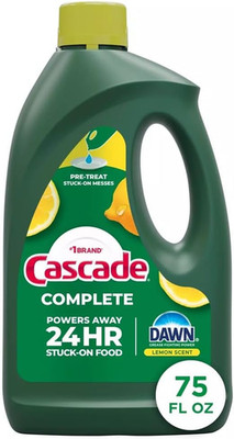 Complete Dishwasher Detergent Liquid Gel, Dish Detergent, Dishwasher Soap, Citru