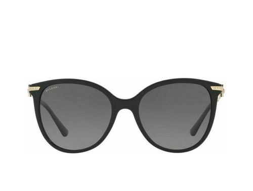 New Bvlgari Crystal-embellished Black Sunglasses BV8201B Size 55 - Picture 9 of 9