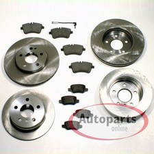 Bremsscheiben Ø 280 mm + 276 mm Beläge vorne hinten für Mercedes A-Klasse [W176]