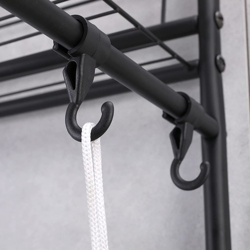 3-Tier Bathroom Over Toilet Storage Rack Free Standing Metal Frame Shelf Organiz - Picture 4 of 8