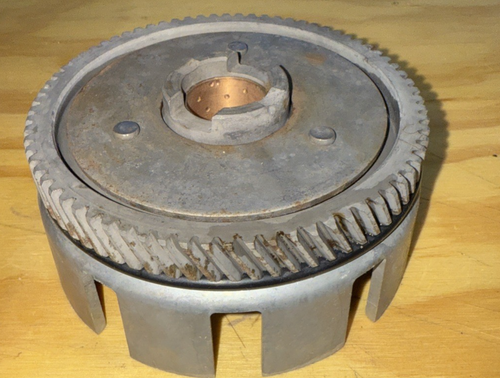 NOS YAMAHA DT125/DT175 CLUTCH BASKET PRIMARY DRIVE GEAR # 443-16150-00 - Picture 5 of 5