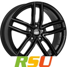 DBV Andorra TR black 7x17" ET40 LK5 114.3 ML 71.6 Alufelgen 17 Zoll