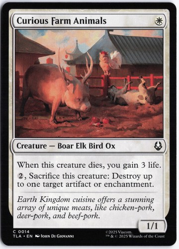 MTG - Curious Farm Animals #14 - Normal - TLA Avatar: The Last Airbender - Bild 1 von 2
