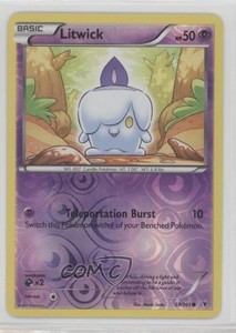 Litwick Reverse Foil Pokemon Black & White Noble Victories #58