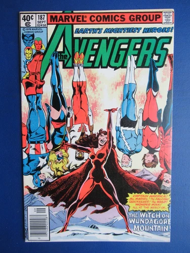 AVENGERS # 187 - (NM) -JOHN BYRNE-SCARLET WITCH-QUICKSILVER-WUNDAGORE MOUNTAIN