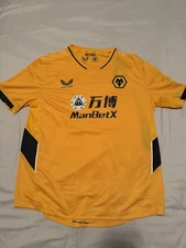 Adama #37 BNWT Wolves 2021/22 XL Home Football Shirt Jersey Castore 