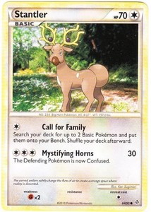 Stantler - 64/95 - Common LP, English Pokemon Unleashed