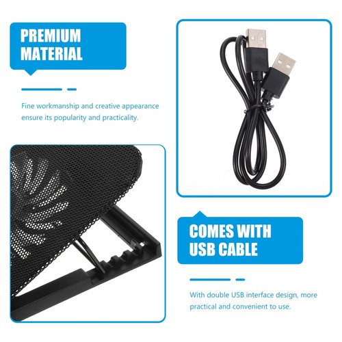 Laptop Cooling Base Computer Rack Portable Pad Stand Notebook Foot - Afbeelding 2 van 12