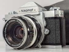  Exc 3 READ Nikon Nikomat FTN Film Camera  Nikkor-H Auto 50mm f/2 Non AI JAPAN