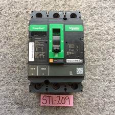 NTO - NEW TAKEOUT  Square D PowerPact HJL36150 150 Amp 3 Pole Circuit Breaker