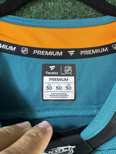 Fanatics Premium San Jose Sharks Home Jersey Size 50 NWOT - Bild 3 von 5