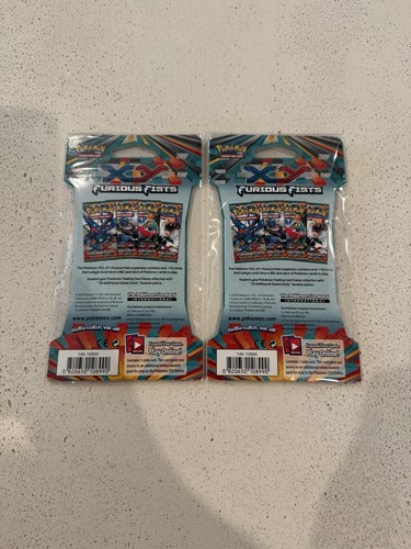 Pokémon TCG XY Furious Fists Sleeved Booster Pack. Tyrantrum Art - Picture 2 of 2