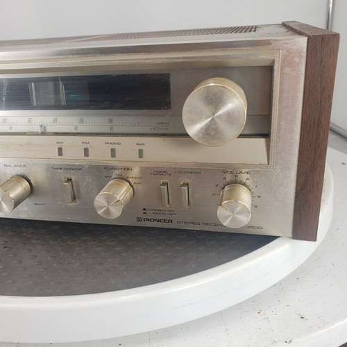 Receptor estéreo vintage Pioneer SX-3500 20 vatios madera grano - Imagen 21 de 24