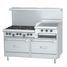Garland 60 in 6Burner GSeries Gas Range w/ 2 Ovens and 24 in Raised