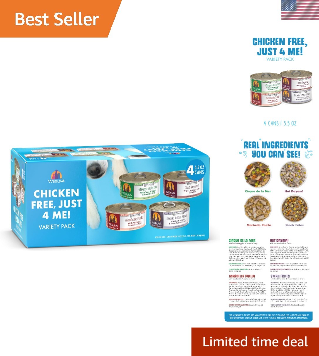 &ndash; 4 Delicious Flavors, Grain & Gluten Free