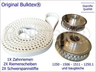 Bulktex  passend für Zippo Hebebühne Zahnriemen Kit 1250 1506 1511 Zahnrad ZO I