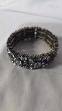 Rhinestone Adorned Stretch Bracelet - Gorgeous  491 