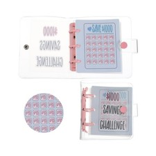 TIESOME Money Savings Challenge Binder with Cash Envelopes, Waterproof  Reus...