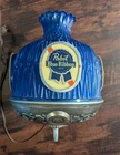 VINTAGE PABST BLUE RIBBON LIGHT UP BEER SCONCE