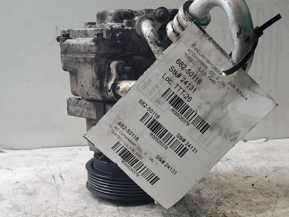 Hyundai Sonata 2006 compresor de aire acondicionado OEM  Foto 4 de 4