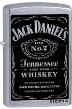 Zippo Windproof Street Chrome Jack Daniels Lighter 24779 New In Box