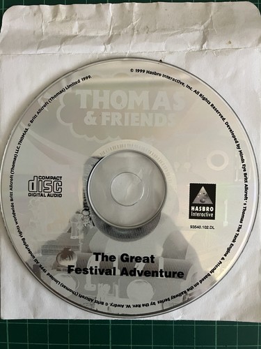 Thomas & Friends The Great Festival Adventure PC Game CD-Rom Hasbro Train Game