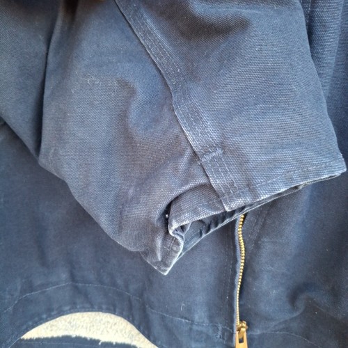 Chaqueta de Colección Carhartt 14806 Para Hombre Grande Azul Marino Con Capucha Forro Sherpa - Imagen 11 de 14