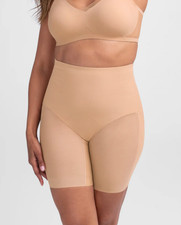 HoneyLove Mid-Waist Short Shapewear LARGE SAND NUDE NWT
