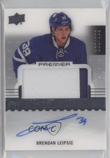 2016-17 Upper Deck Premier /299 Brendan Leipsic #74 RPA Rookie Patch Auto RC