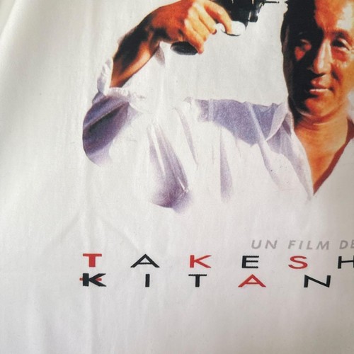 SONATINE Takeshi Kitano Movie 1993 Original promotional Tshirts Size L White - Picture 5 of 7