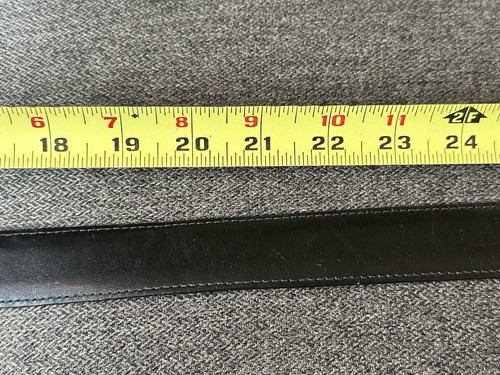 Brooks Brothers Black Leather Belt 1130 Sz 40 Brass Buckle Italy - Needs Repair - Bild 13 von 24