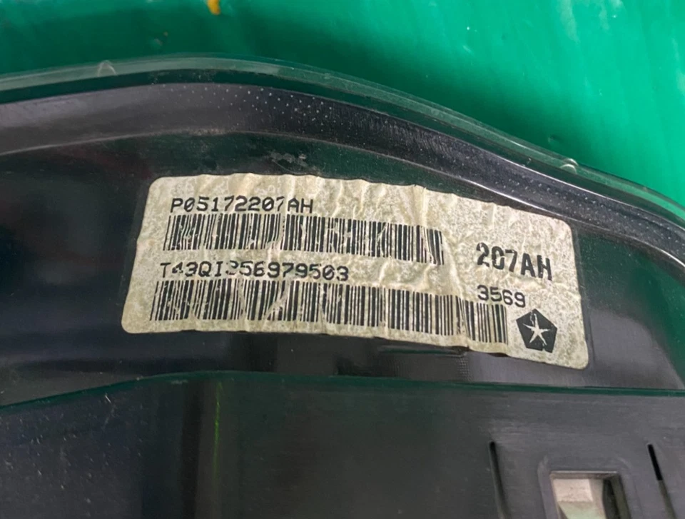 Cuadro de instrumentos velocímetro Dodge Ram 3500 2011-2014 107 k millas P05172207AH Foto 3 de 3