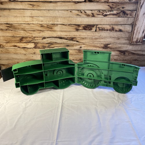 JOHN DEERE Toy Tractor Case Carrier ERTL Collections green HOLDER Plastic Hauler - Picture 9 of 13