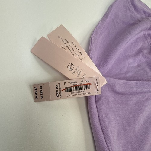 Victoria’s Secret Modal Cropped Cami Satin Short Schlafset Lila Gr. XXL - Bild 7 von 12