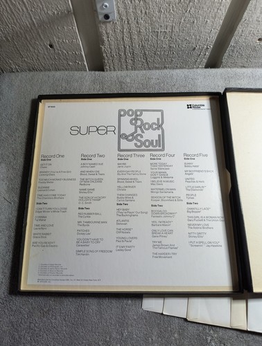 Super Pop Rock & Soul Vinyl Record Set 5 LPs Columbia Musical Treasury 1973 VG++ - Bild 2 von 9