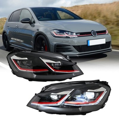 2pcs FULL LED Projector Headlights Headlamps For VW Golf 7 MK7&GTI 2015-2017