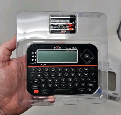 Caja fuerte con contraseña RecZone modelo 595 LCD retroiluminado memoria incorporada almacenamiento en caja FUNCIONA - Imagen 9 de 14