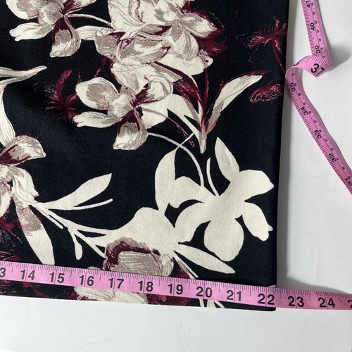 Liz Claiborne Dress Size 18 Black Garnet Floral Zip Back NWT - Picture 11 of 16