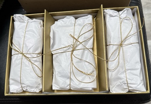 Lenox Set Of 3 Ornaments - Stocking, Bell, Candy Cane Beautifully Packaged NIB - Foto 3 di 8
