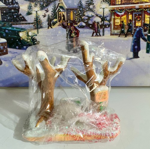It's A Wonderful Life Enesco Xmas Vintage Bedford Falls Parkbank/Bäume - RAR - NEU! - Bild 3 von 10