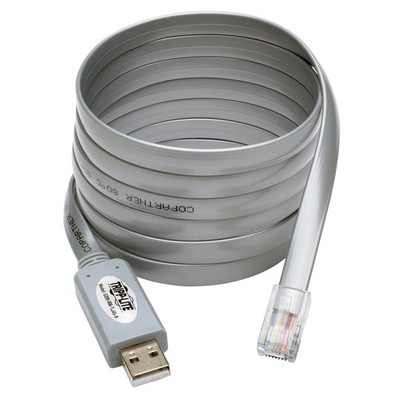 Tripp Lite 1.83M USB-A zu RJ45 Cisco Serial Rollover Cable - Silber