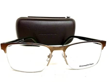 New Ermenegildo Zegna EZ 5023 029 57mm Semi-Rimless Men's Eyeglasses Frame
