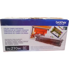 BROTHER TN-210BK Black Toner Cartridge 2.2k Genuine OEM Original