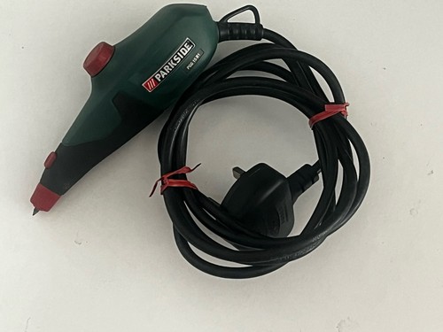 Parkside Power Gravierwerkzeug PGG 15 B1, 2m Kabel, 6000rpm, 1 Schablone, gebraucht - Bild 1 von 6