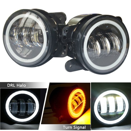Pair Bumper LED Halo Fog Lights for 2005 2006 2007 2008 2009 2010 Chrysler 300 - Picture 8 of 16