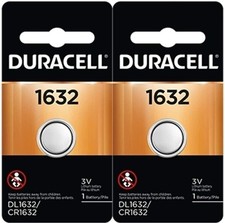 4X 2 Pcs Duracell CR1632 1632 Car Remote Batteries