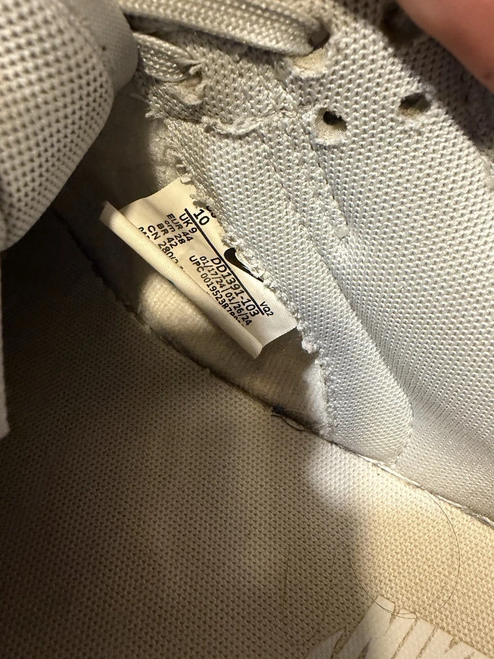 Men’s “Gray fog” Nike dunk lows - Size 10 - Good condition - Image 2 of 3