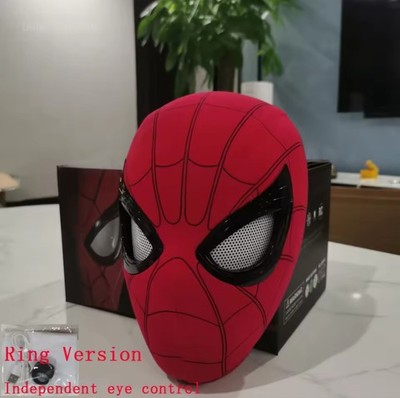 Spider-Man Ring 2.0 Full Mask with Independent Eye Control & Light-Up Eyes